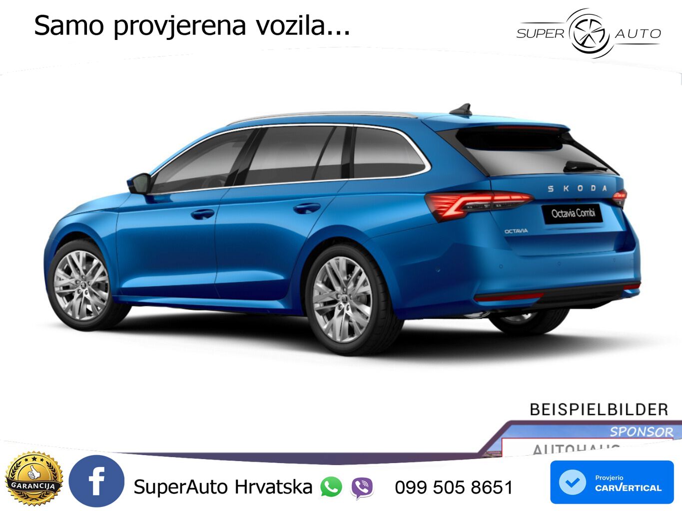 Škoda Octavia Combi 2.0 TDI (150 KS) DSG LED+GR SJED+ACC