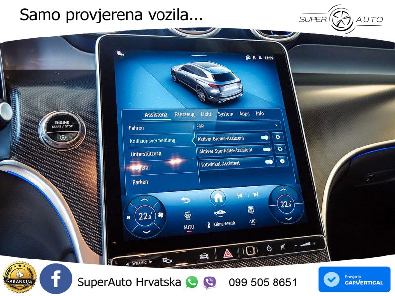 Mercedes GLC 220d (197 KS) 4MATIC 9G-TRONIC AMG LED+GR SJED+ACC