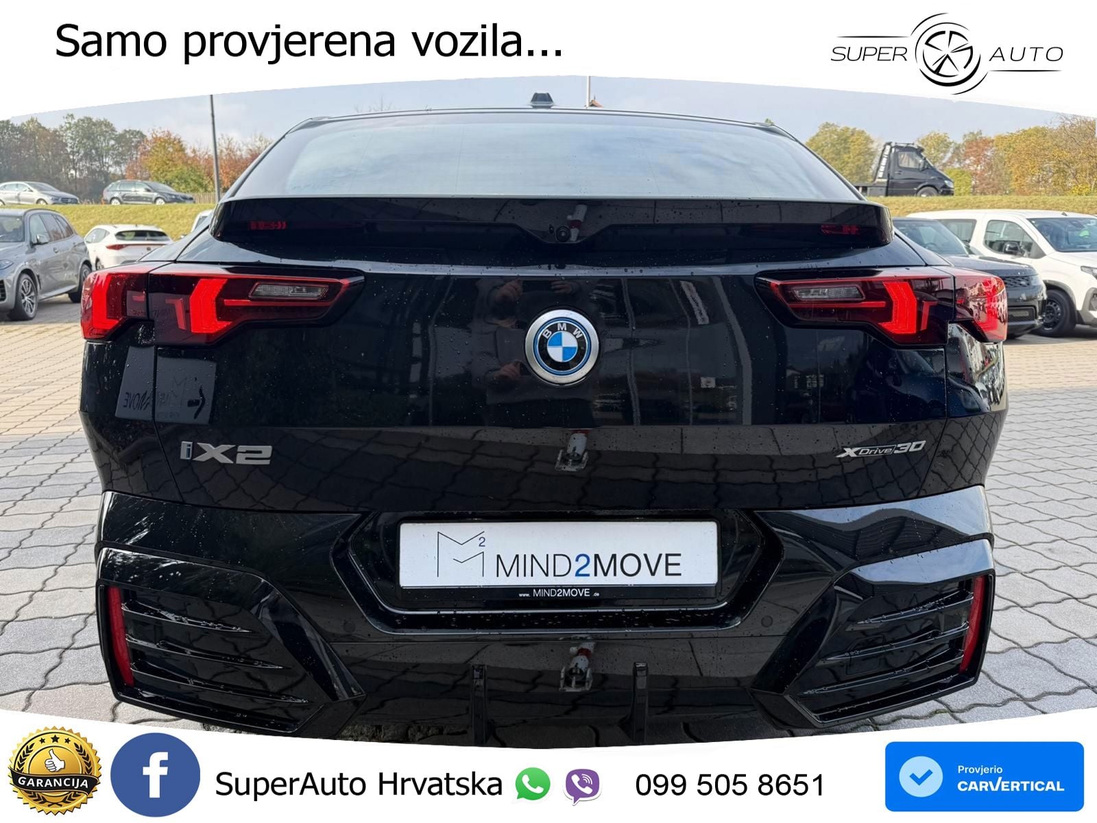 BMW iX2 66.5 kWh (313 KS) xDrive30 M Sport LED+GR SJED+ACC