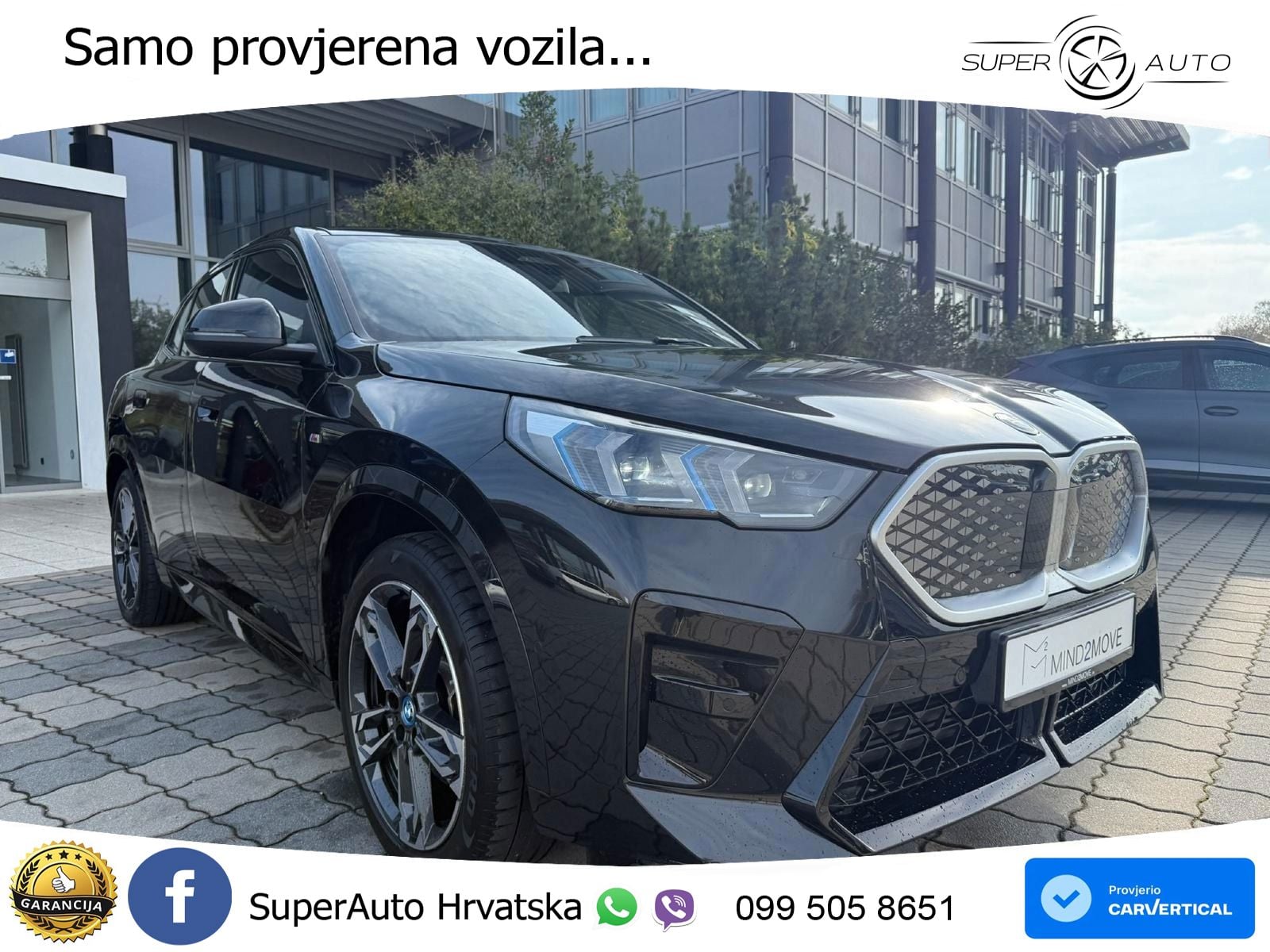BMW iX2 66.5 kWh (313 KS) xDrive30 M Sport LED+GR SJED+ACC