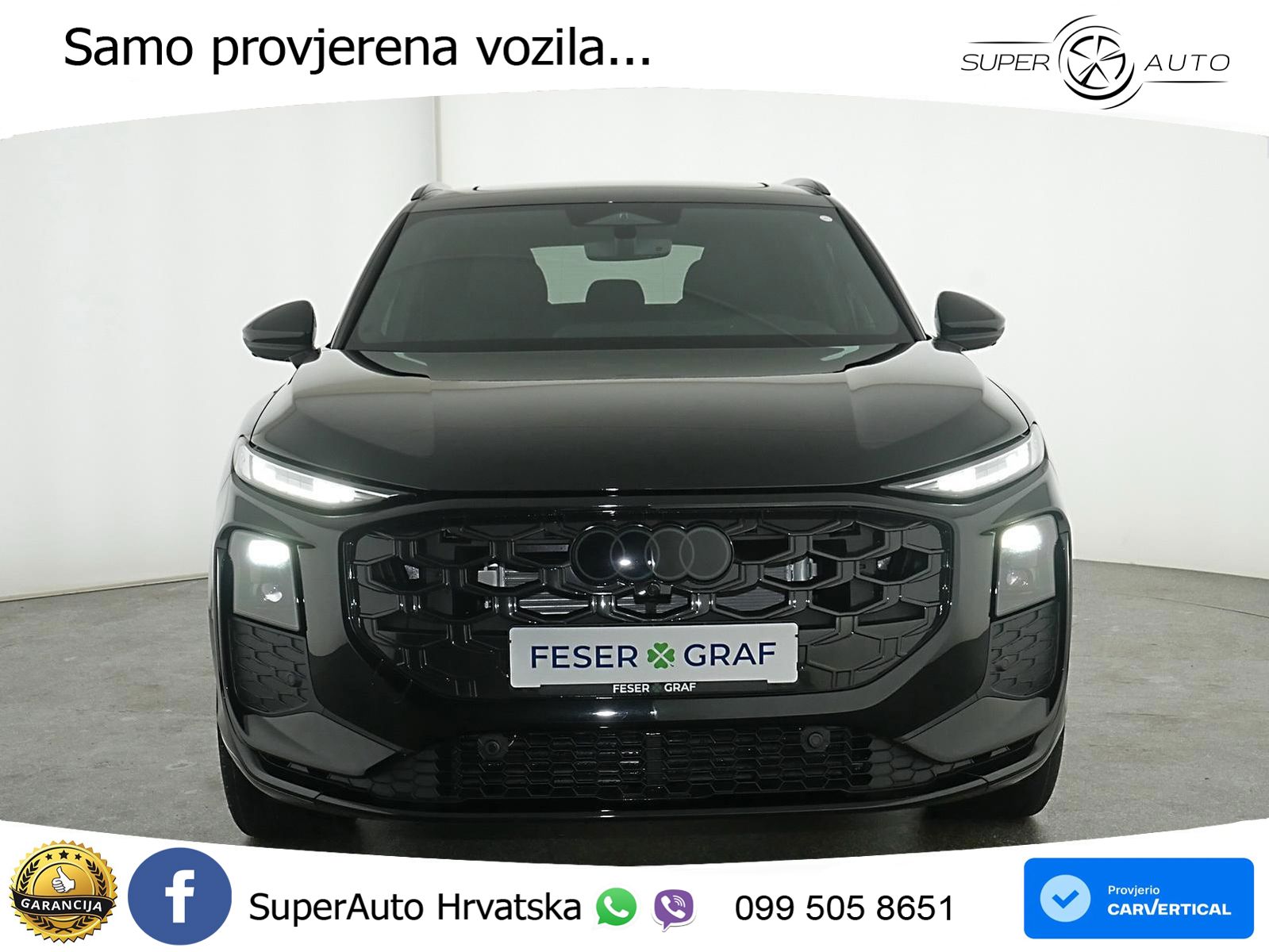 Audi Q3 2.0 TFSI (265 KS) quattro S tronic S line ACC+HEAD+GR SJED+360+PANO