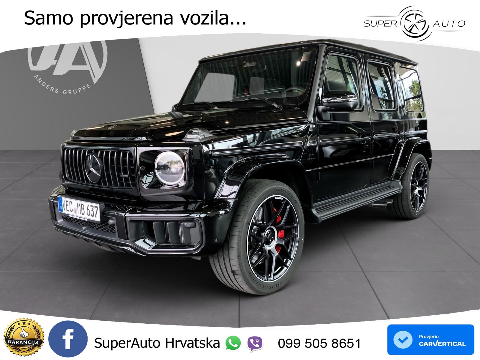 Mercedes AMG G 63 Long V8 (585 KS) 4MATIC 9G-TRONIC AMG SPEEDSHIFT TCT