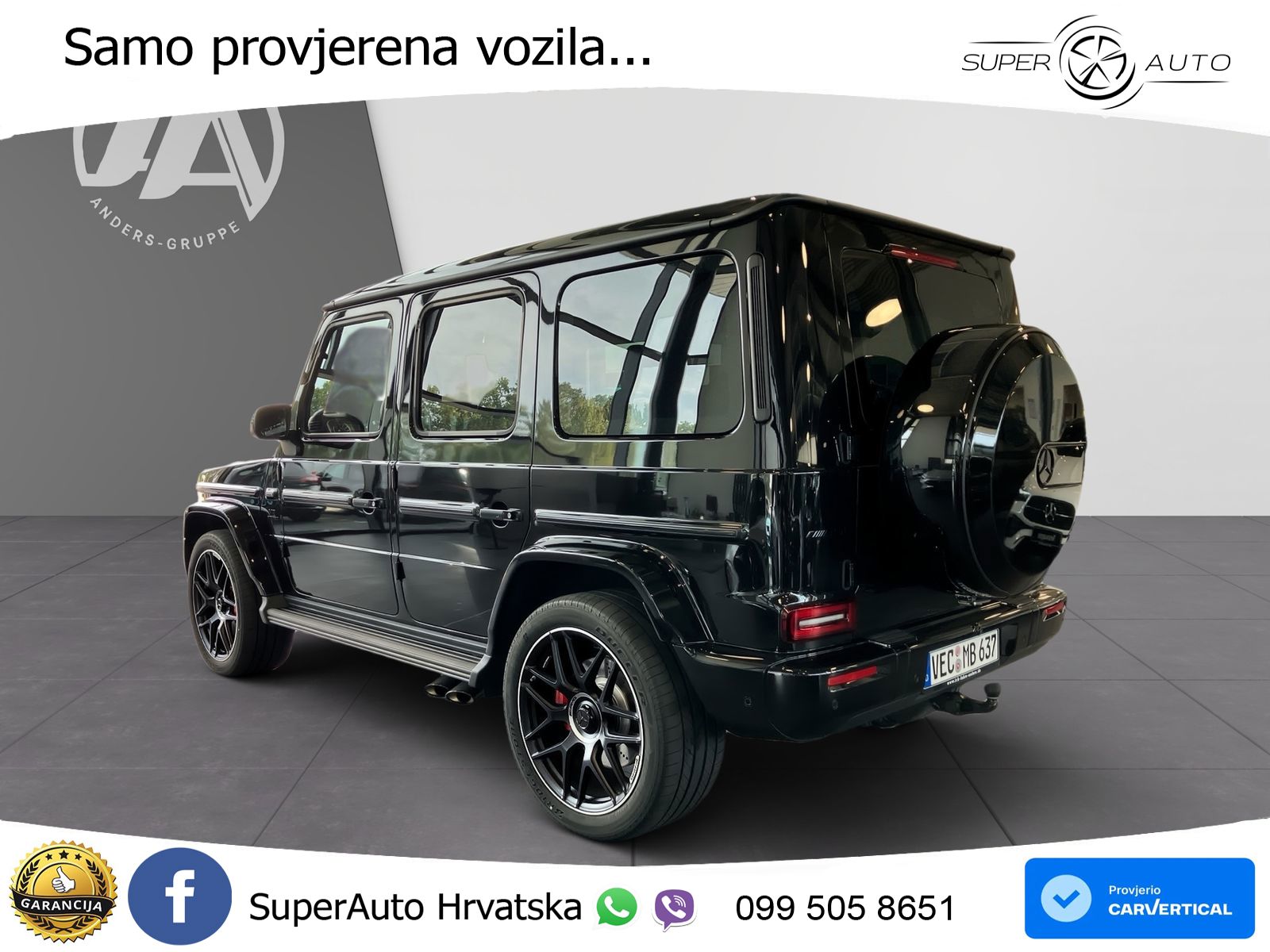 Mercedes AMG G 63 Long V8 (585 KS) 4MATIC 9G-TRONIC AMG SPEEDSHIFT TCT