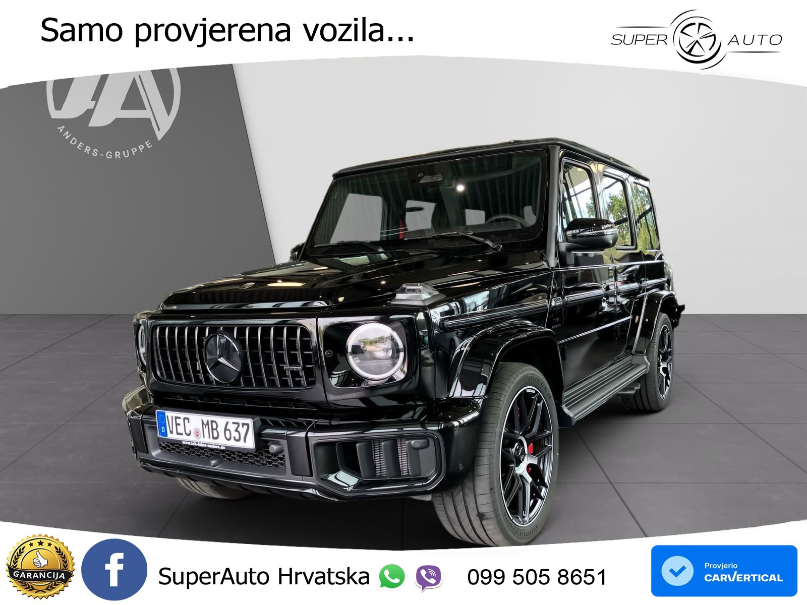 Mercedes AMG G 63 Long V8 (585 KS) 4MATIC 9G-TRONIC AMG SPEEDSHIFT TCT