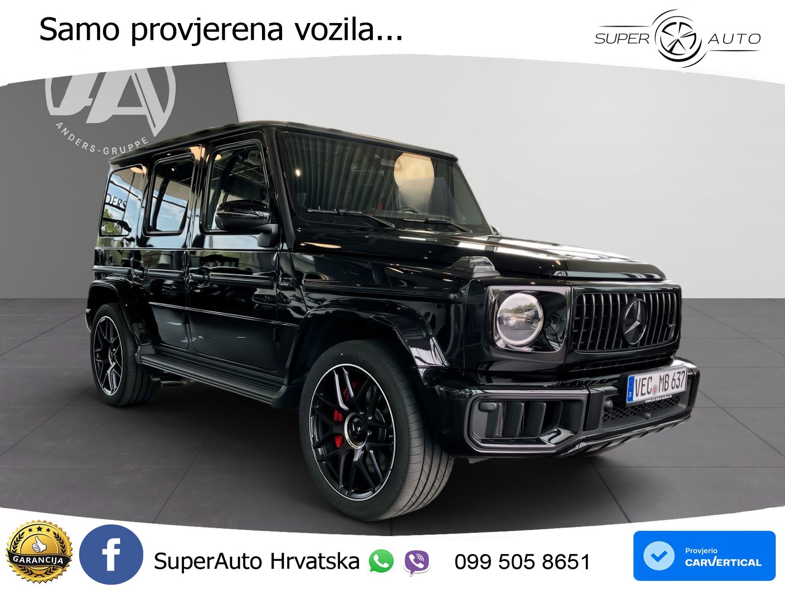 Mercedes AMG G 63 Long V8 (585 KS) 4MATIC 9G-TRONIC AMG SPEEDSHIFT TCT