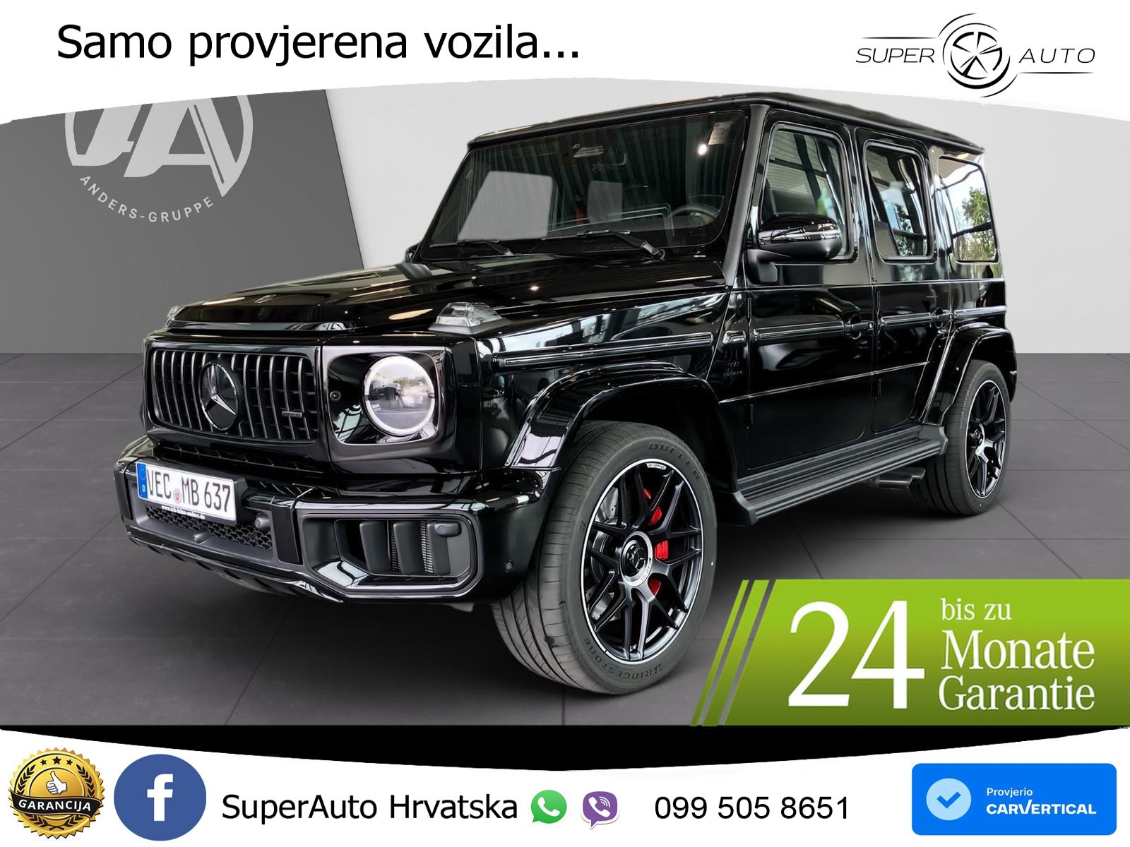 Mercedes AMG G 63 Long V8 (585 KS) 4MATIC 9G-TRONIC AMG SPEEDSHIFT TCT