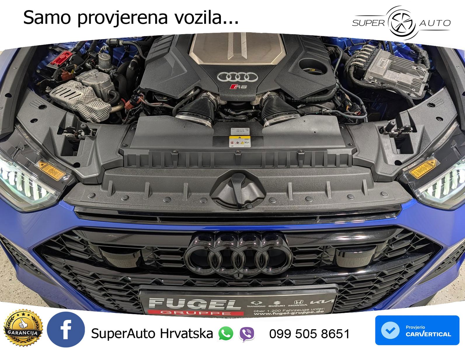 Audi RS6 Avant 4.0 TFSI V8 (600 KS) quattro Tiptronic ACC+HEAD+4xGR SJED+360+PANO