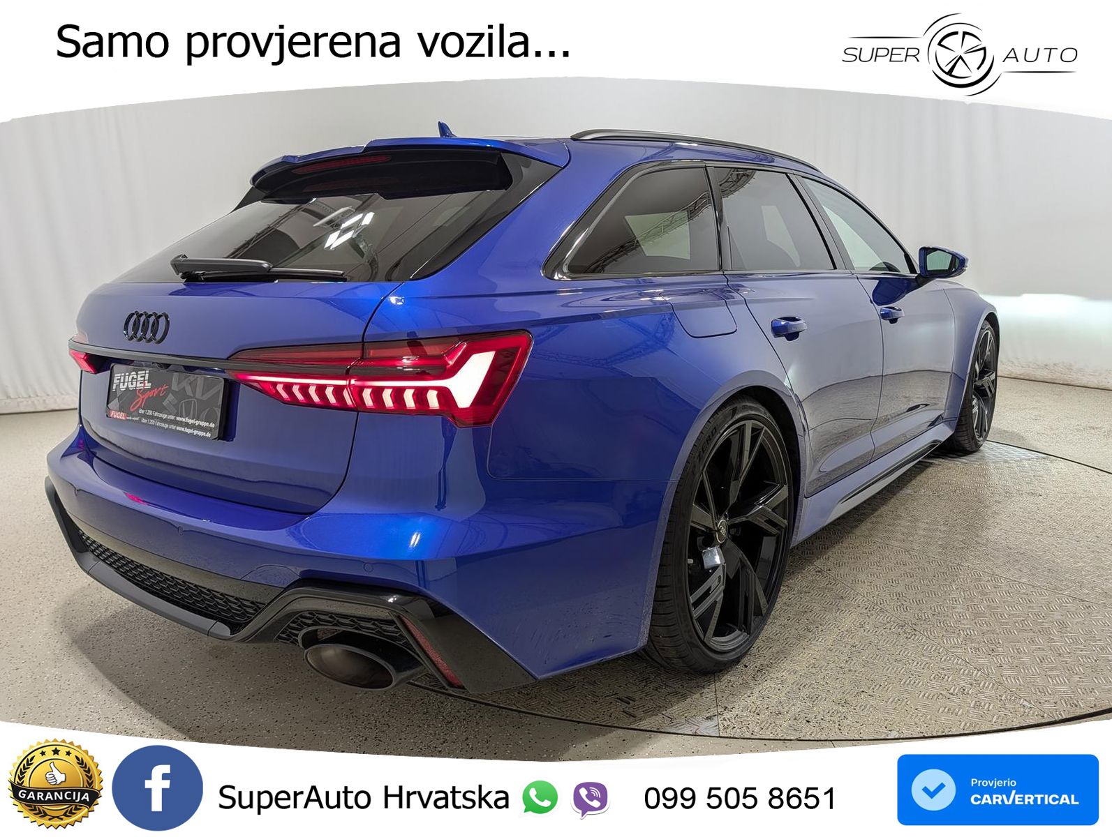 Audi RS6 Avant 4.0 TFSI V8 (600 KS) quattro Tiptronic ACC+HEAD+4xGR SJED+360+PANO