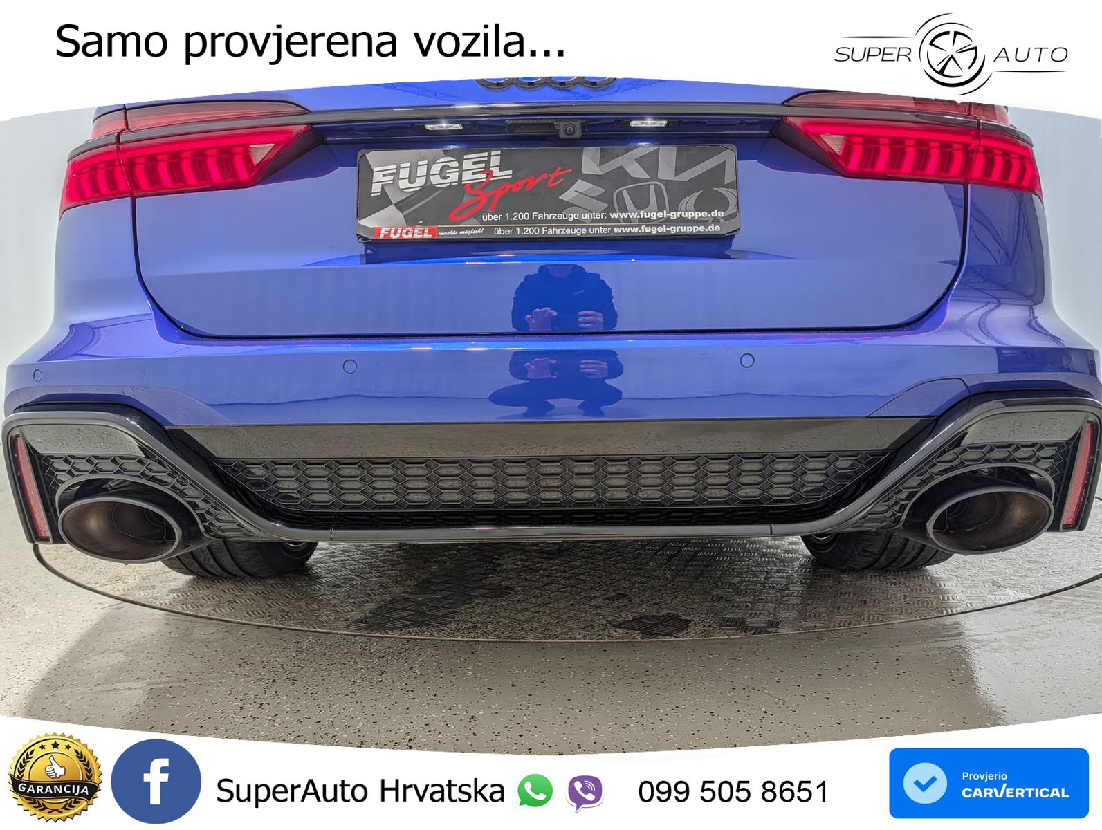 Audi RS6 Avant 4.0 TFSI V8 (600 KS) quattro Tiptronic ACC+HEAD+4xGR SJED+360+PANO