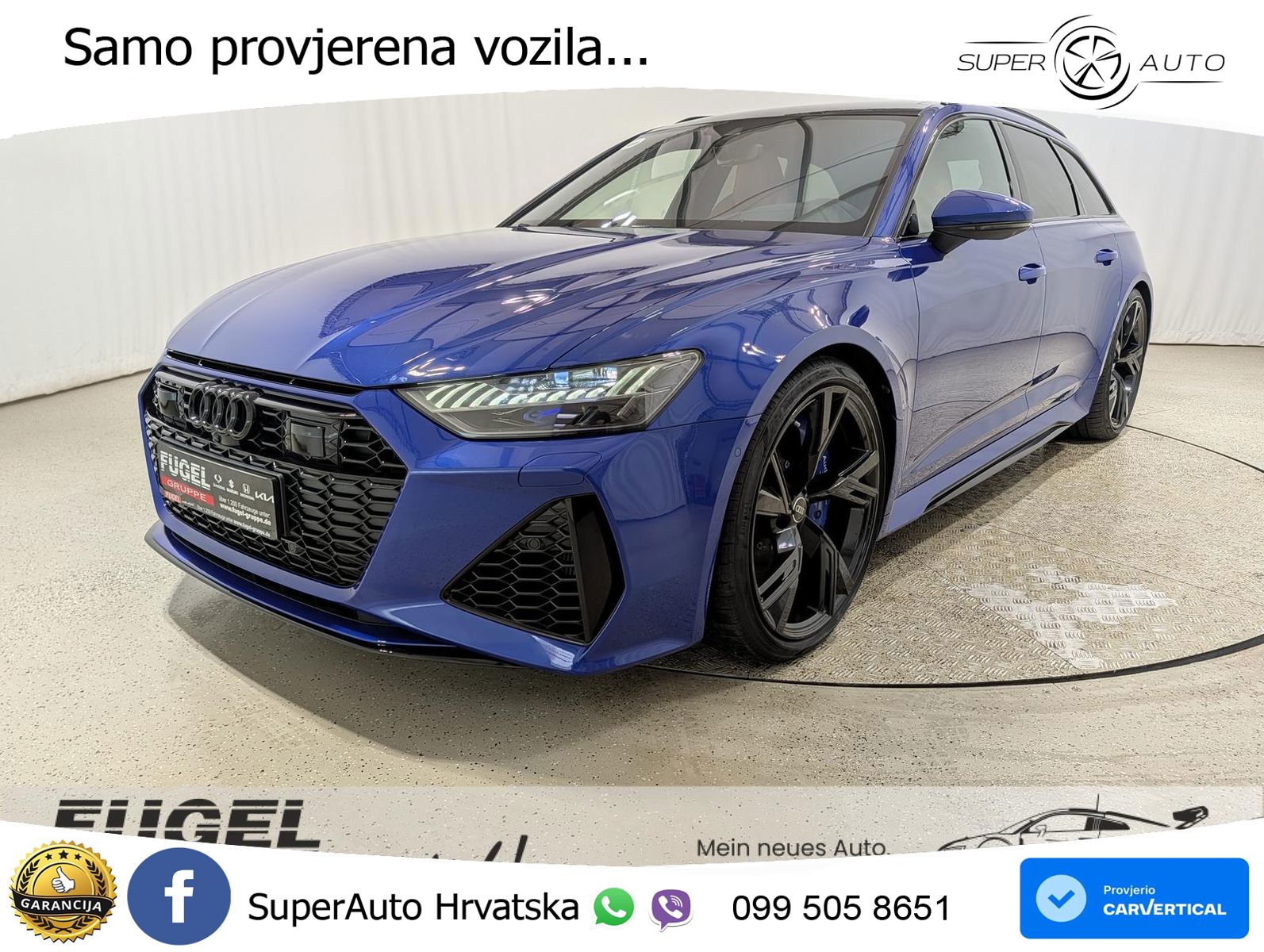 Audi RS6 Avant 4.0 TFSI V8 (600 KS) quattro Tiptronic ACC+HEAD+4xGR SJED+360+PANO
