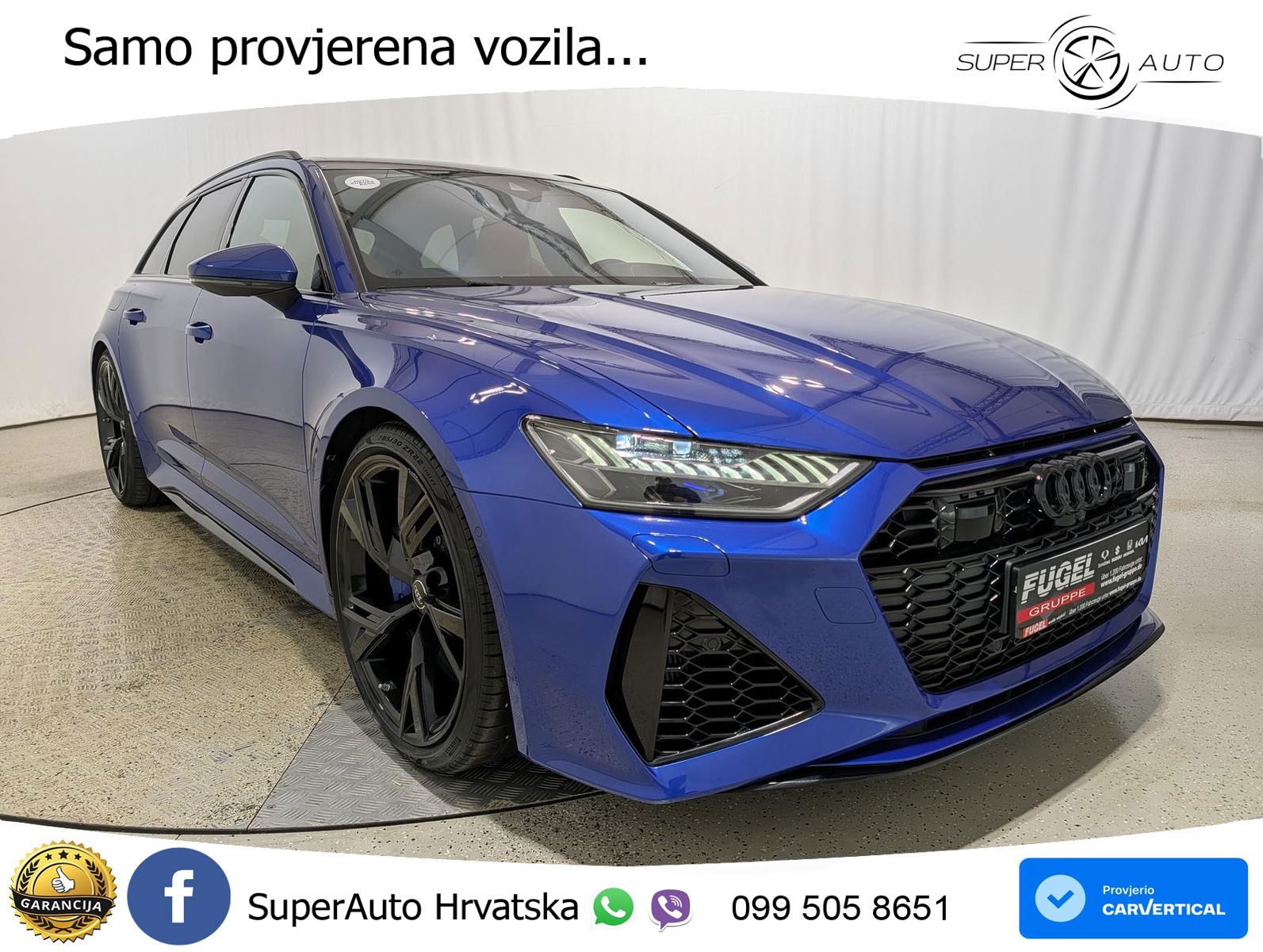 Audi RS6 Avant 4.0 TFSI V8 (600 KS) quattro Tiptronic ACC+HEAD+4xGR SJED+360+PANO