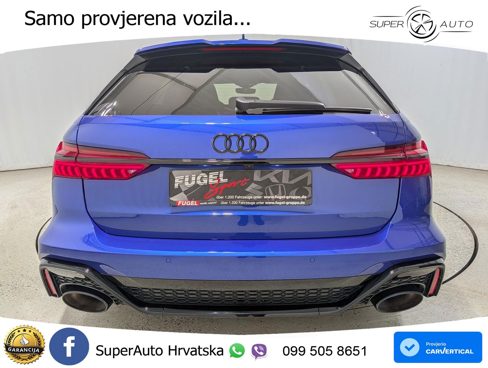 Audi RS6 Avant 4.0 TFSI V8 (600 KS) quattro Tiptronic ACC+HEAD+4xGR SJED+360+PANO