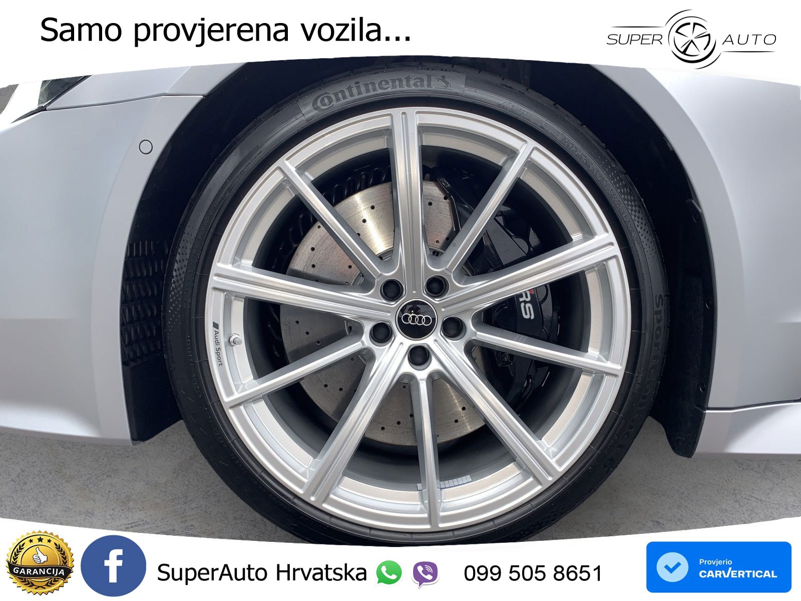 Audi RS7 4.0 TFSI V8 performance (630 KS) quattro tiptronic LED+GR SJED+ACC