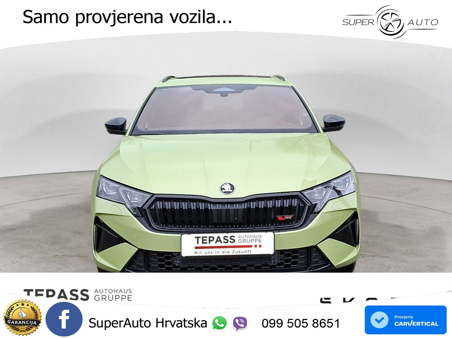 Škoda Octavia Combi RS 2.0 TSI (265 KS) DSG Lounge LED+GR SJED+ACC