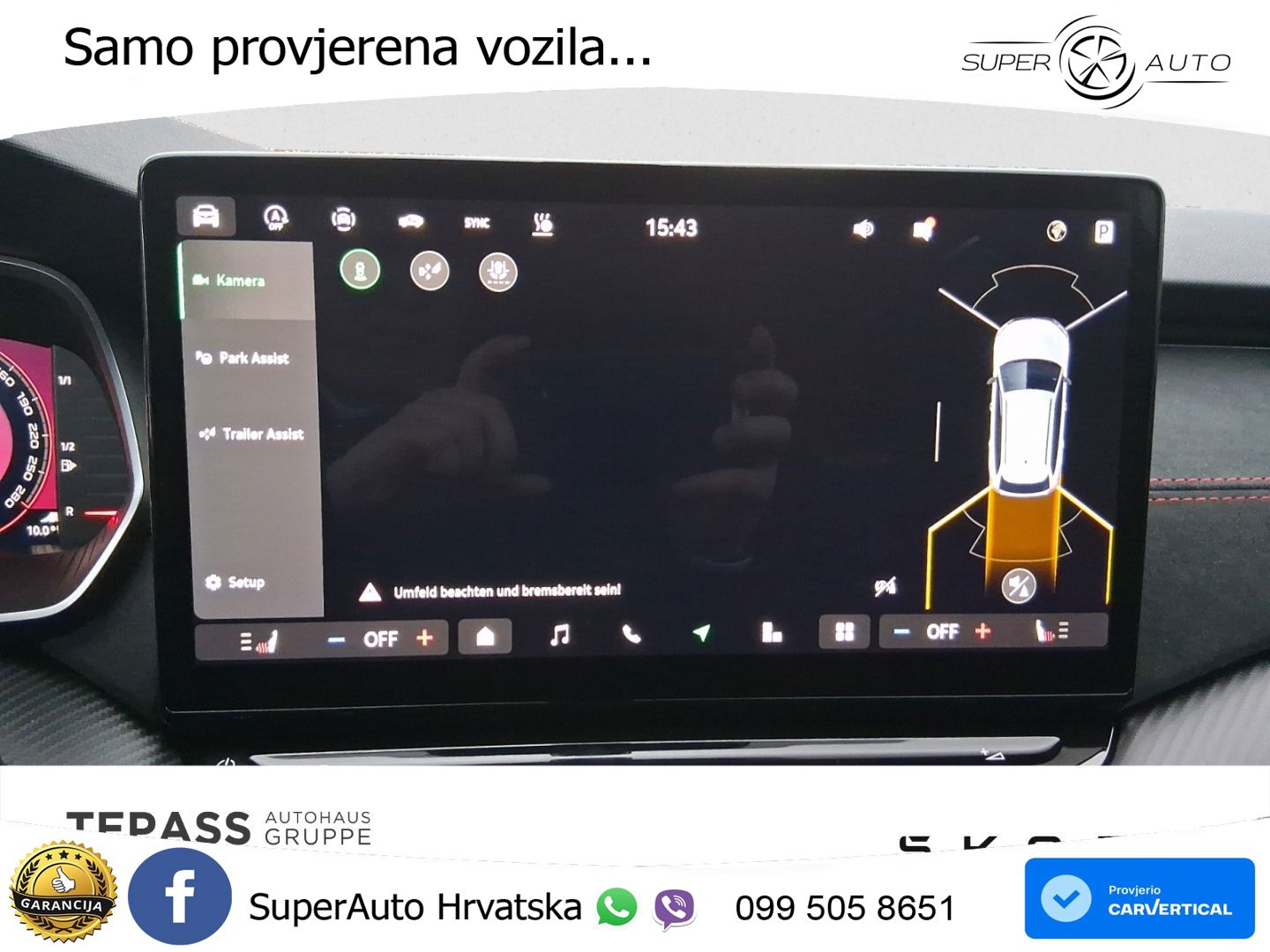 Škoda Octavia Combi RS 2.0 TSI (265 KS) DSG Lounge LED+GR SJED+ACC