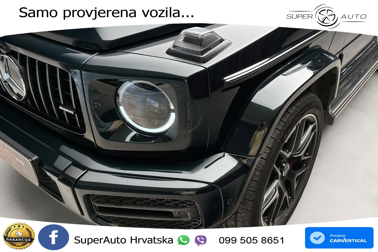 Mercedes AMG G 63 Long V8 (585 KS) 4MATIC 9G-TRONIC AMG SPEEDSHIFT PLUS