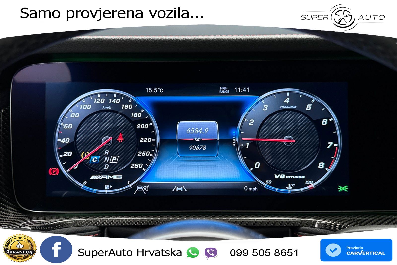 Mercedes AMG G 63 Long V8 (585 KS) 4MATIC 9G-TRONIC AMG SPEEDSHIFT PLUS