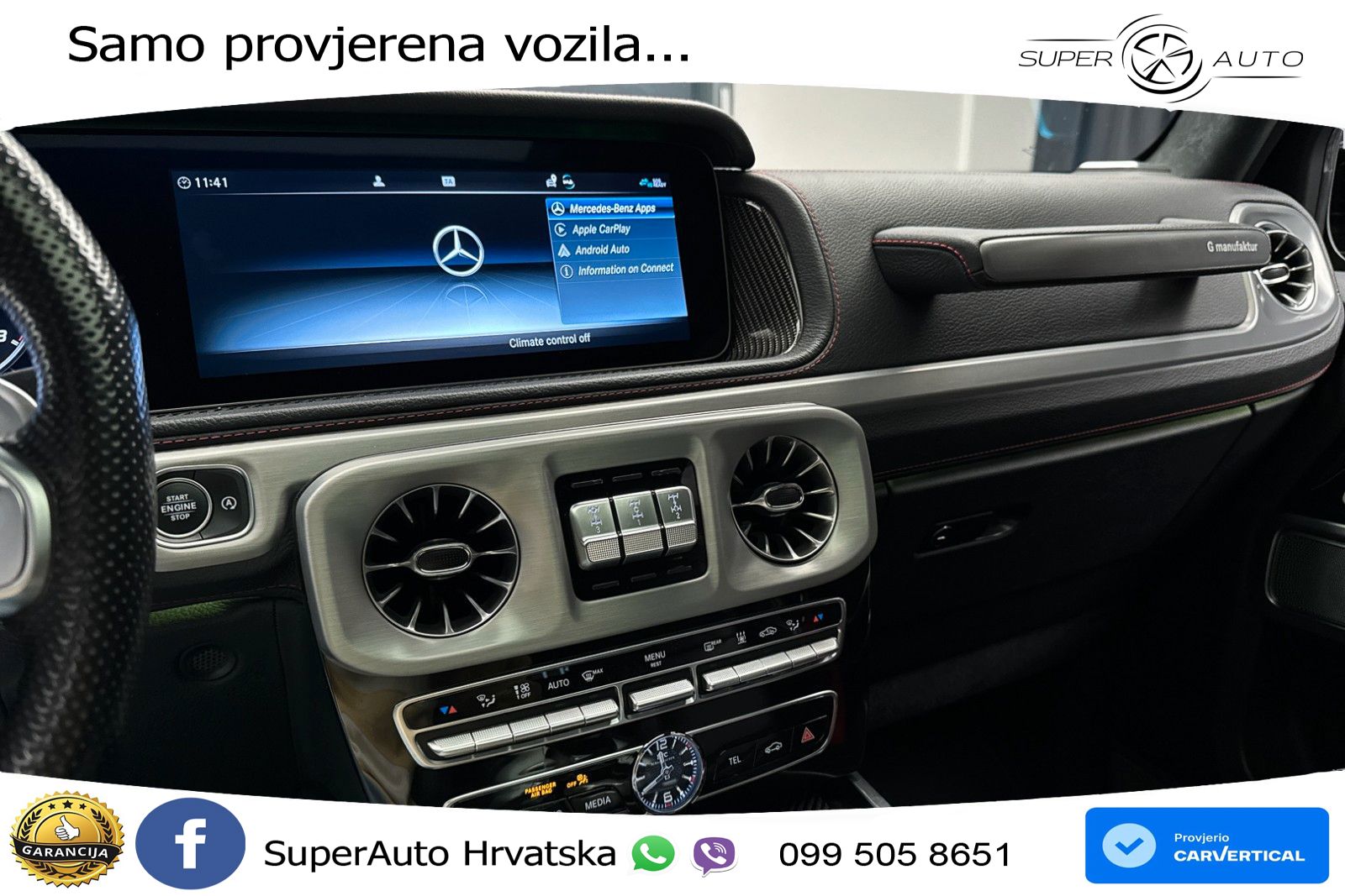 Mercedes AMG G 63 Long V8 (585 KS) 4MATIC 9G-TRONIC AMG SPEEDSHIFT PLUS
