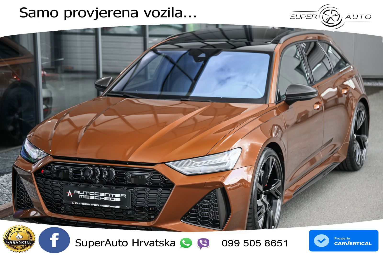 Audi RS6 Avant 4.0 TFSI V8 (600 KS) quattro Tiptronic LED+GR SJED+ACC