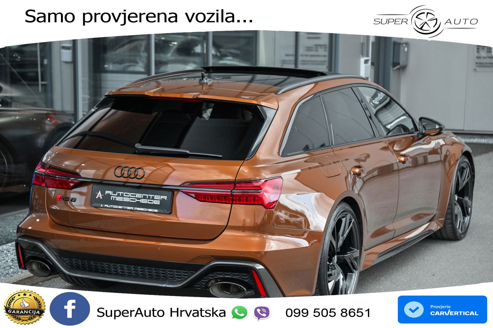 Audi RS6 Avant 4.0 TFSI V8 (600 KS) quattro Tiptronic LED+GR SJED+ACC