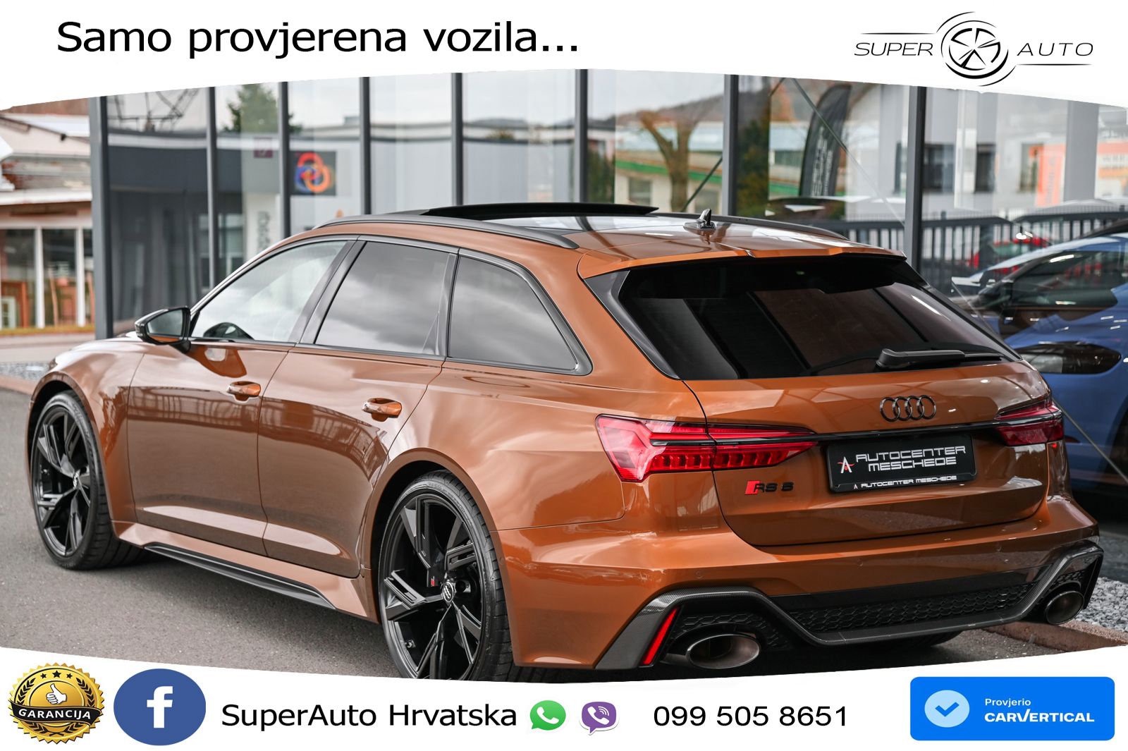 Audi RS6 Avant 4.0 TFSI V8 (600 KS) quattro Tiptronic LED+GR SJED+ACC