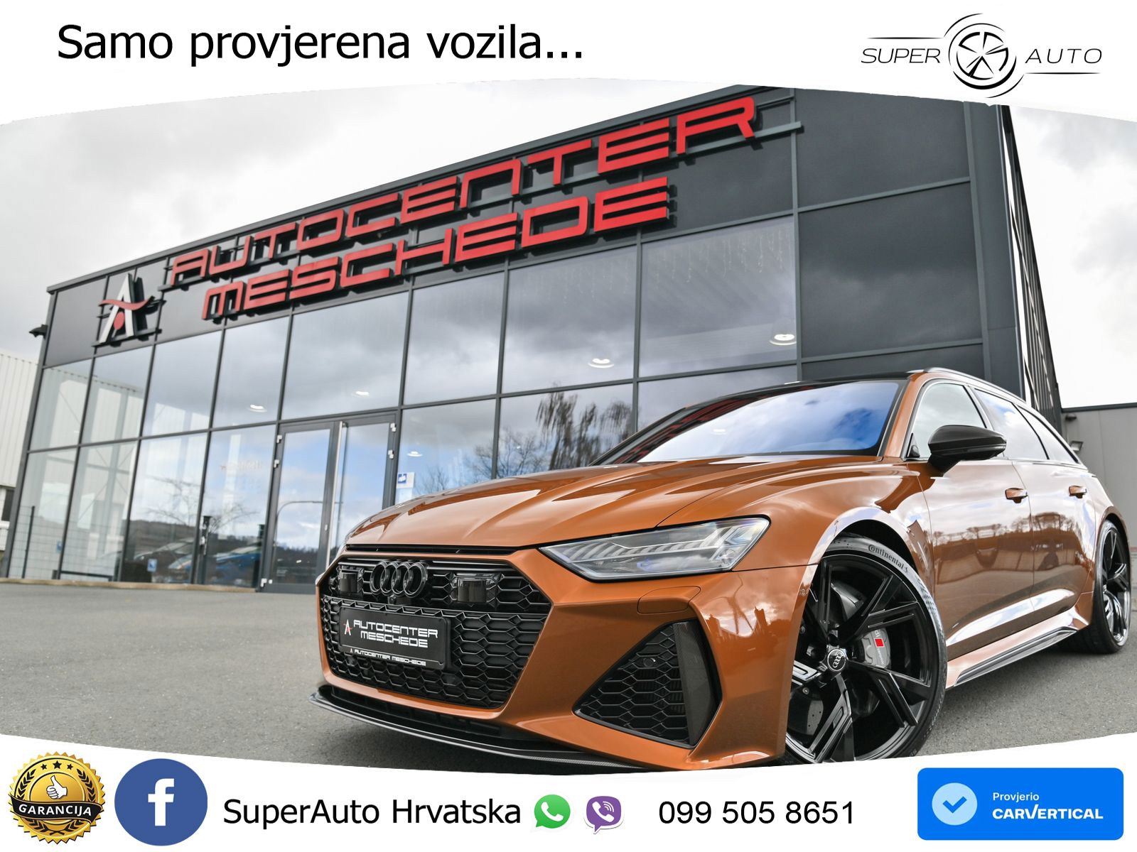 Audi RS6 Avant 4.0 TFSI V8 (600 KS) quattro Tiptronic LED+GR SJED+ACC