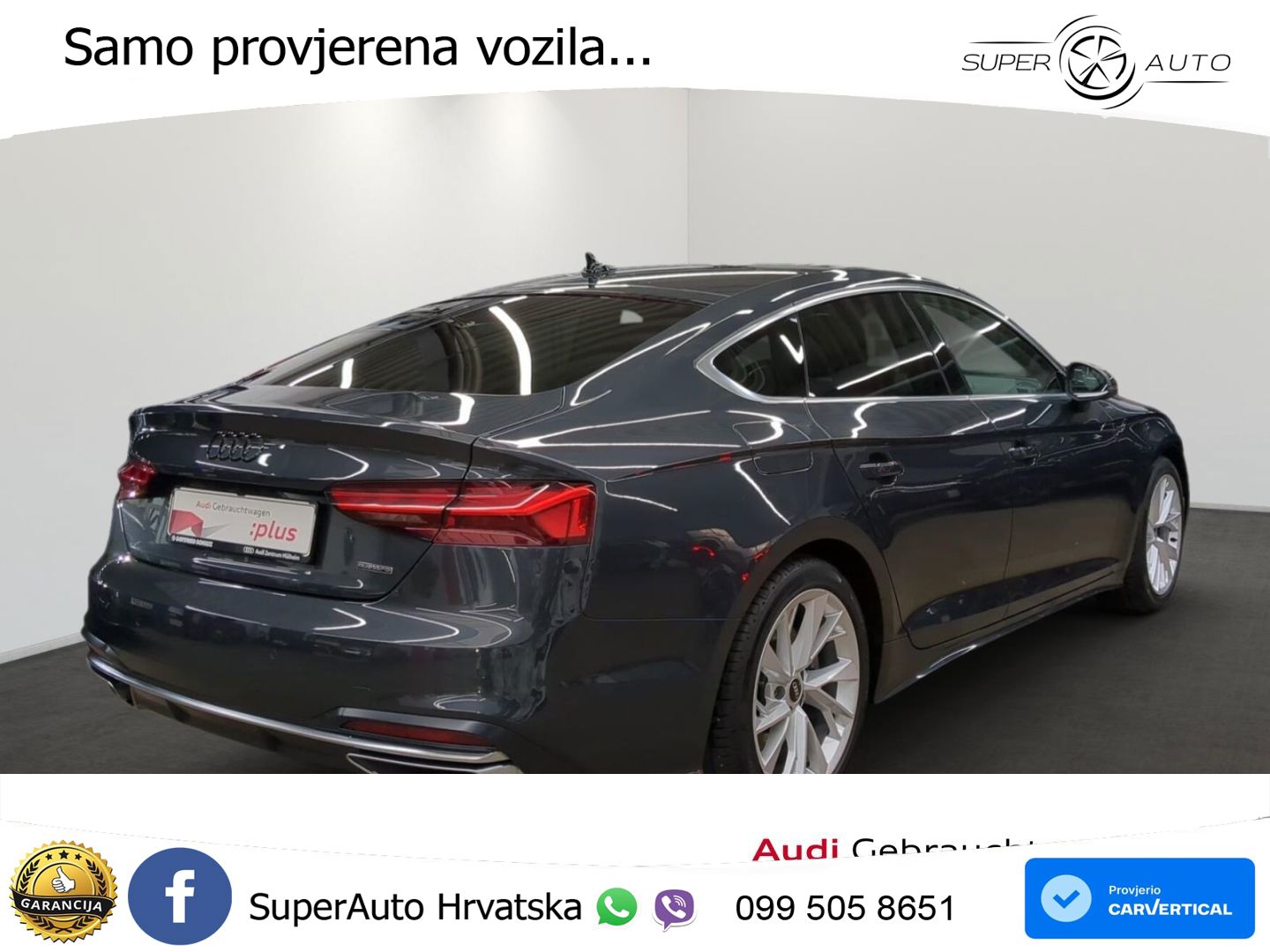 Audi A5 Sportback 45 TFSI (265 KS) quattro S tronic