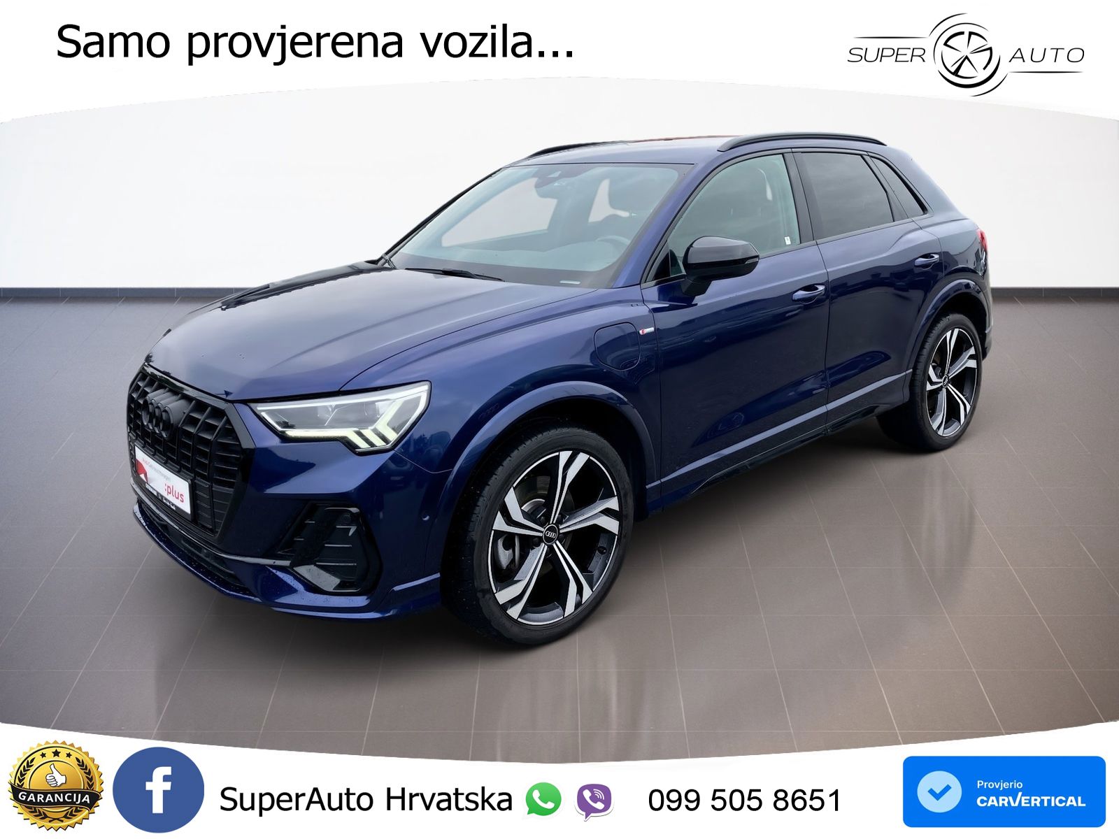 Audi Q3 45 TFSIe (245 KS) S tronic S line LED+GR SJED+ACC