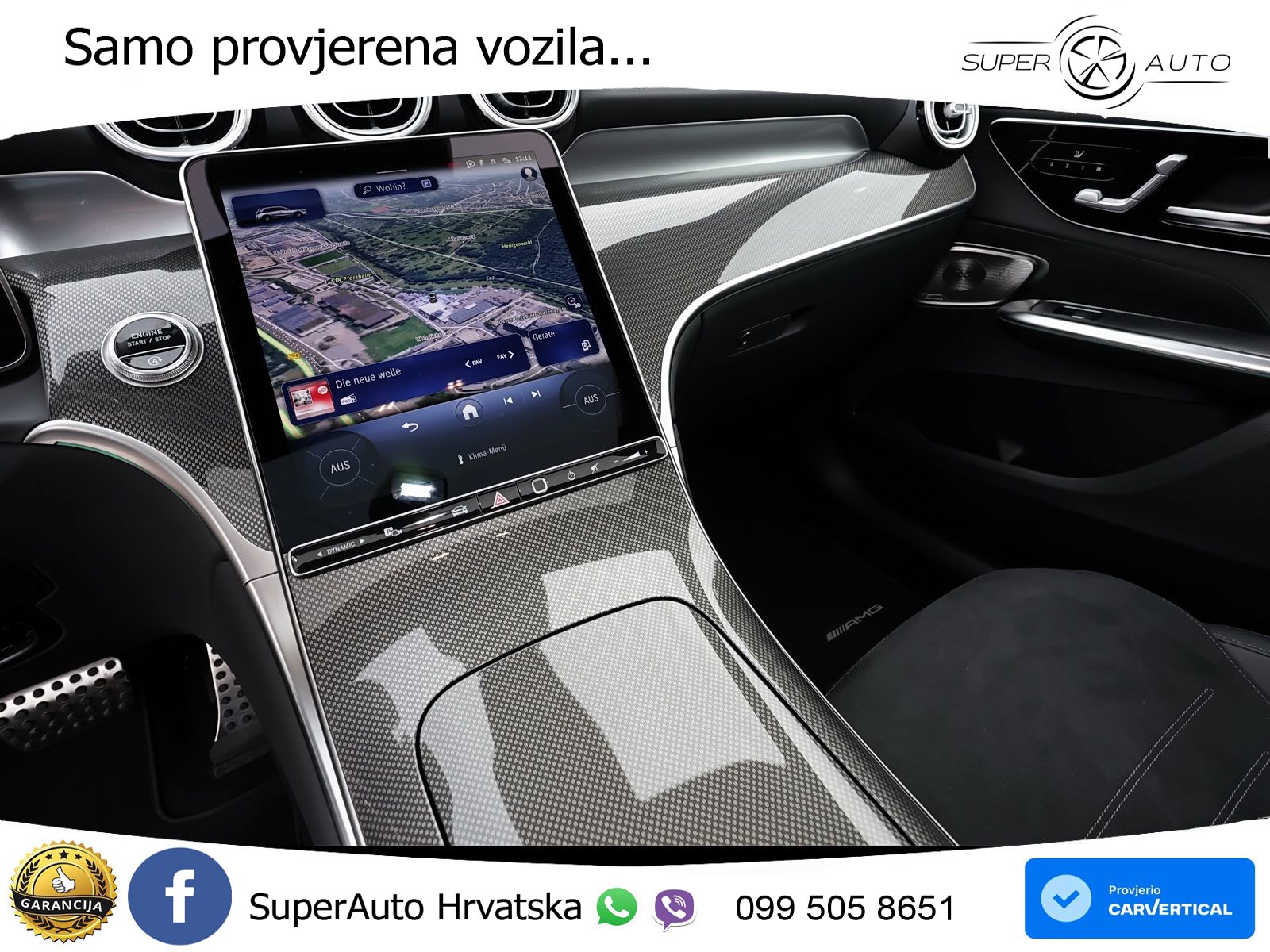 Mercedes GLC 450d (367 KS) 4MATIC 9G-TRONIC AMG ZRAČNI+ACC+GR SJED+360+PANO