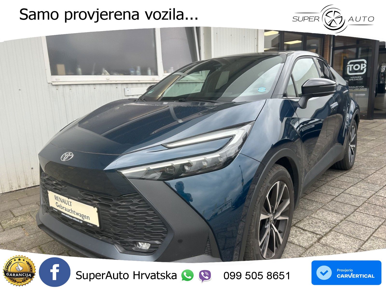 Toyota C-HR 2.0 (198 KS) Hybrid e-CVT Team Deutschland LED+GR SJED+ACC