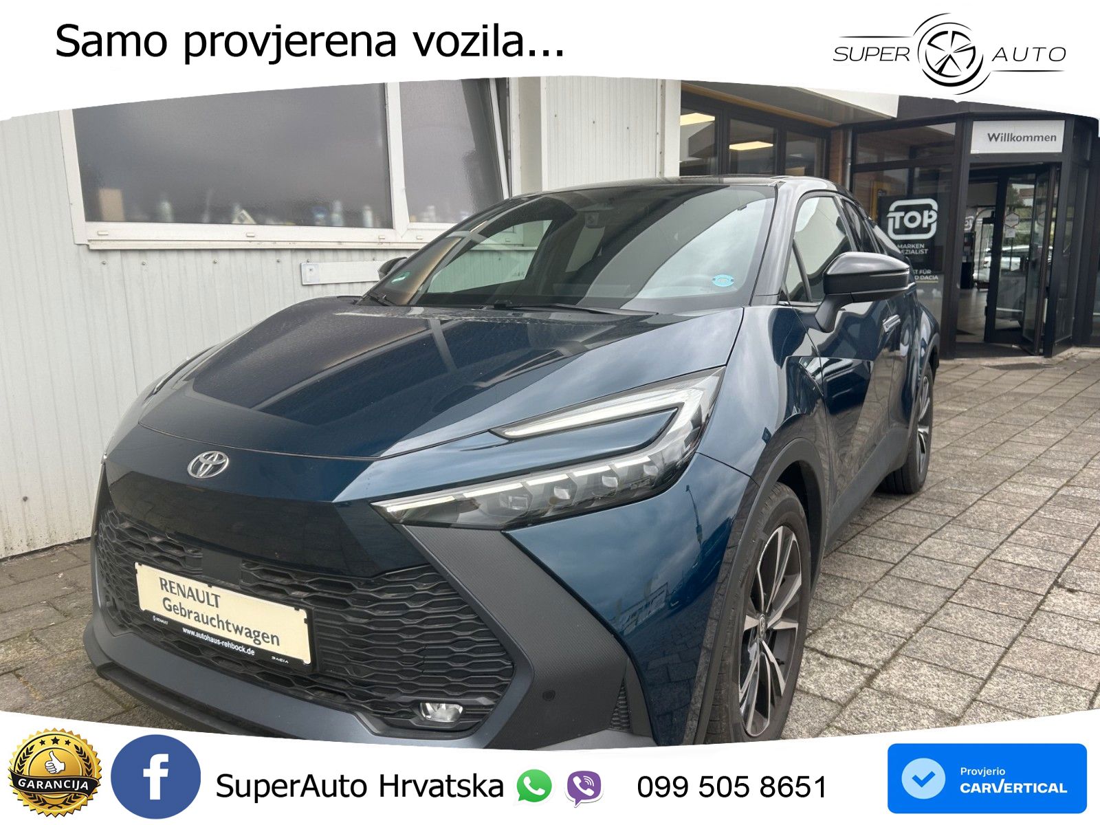Toyota C-HR 2.0 (198 KS) Hybrid e-CVT Team Deutschland LED+GR SJED+ACC
