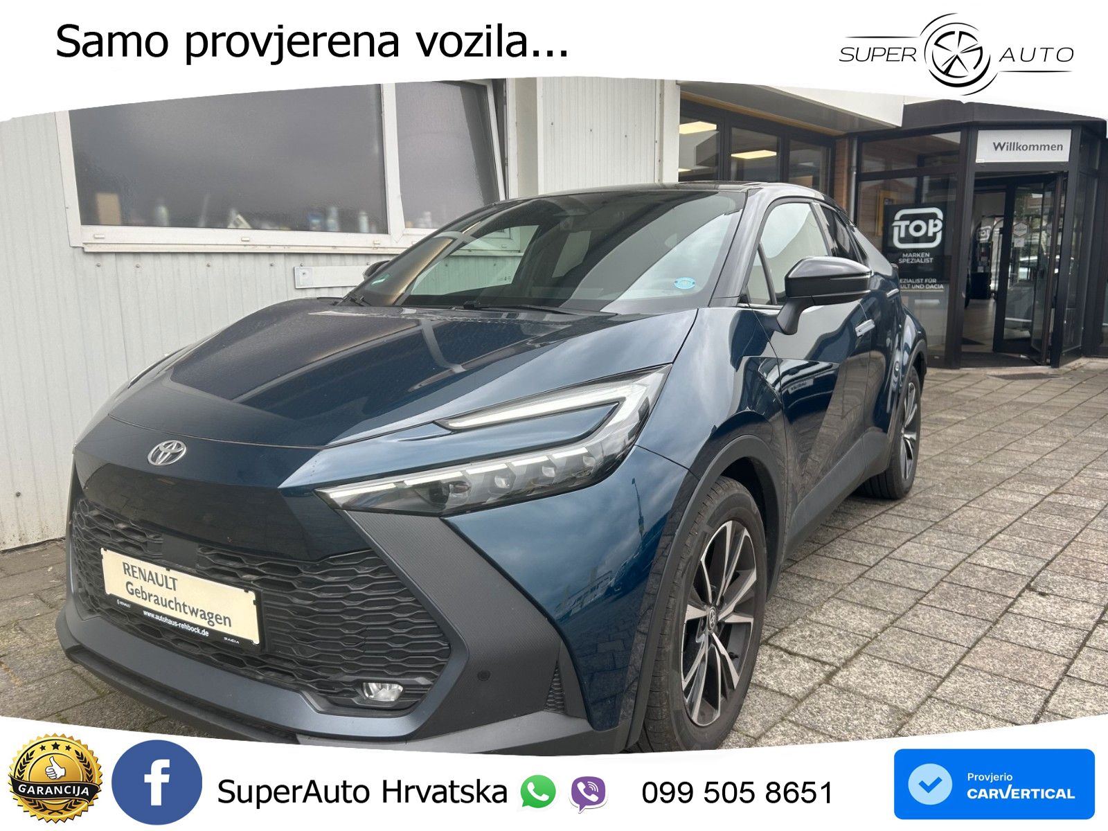 Toyota C-HR 2.0 (198 KS) Hybrid e-CVT Team Deutschland LED+GR SJED+ACC