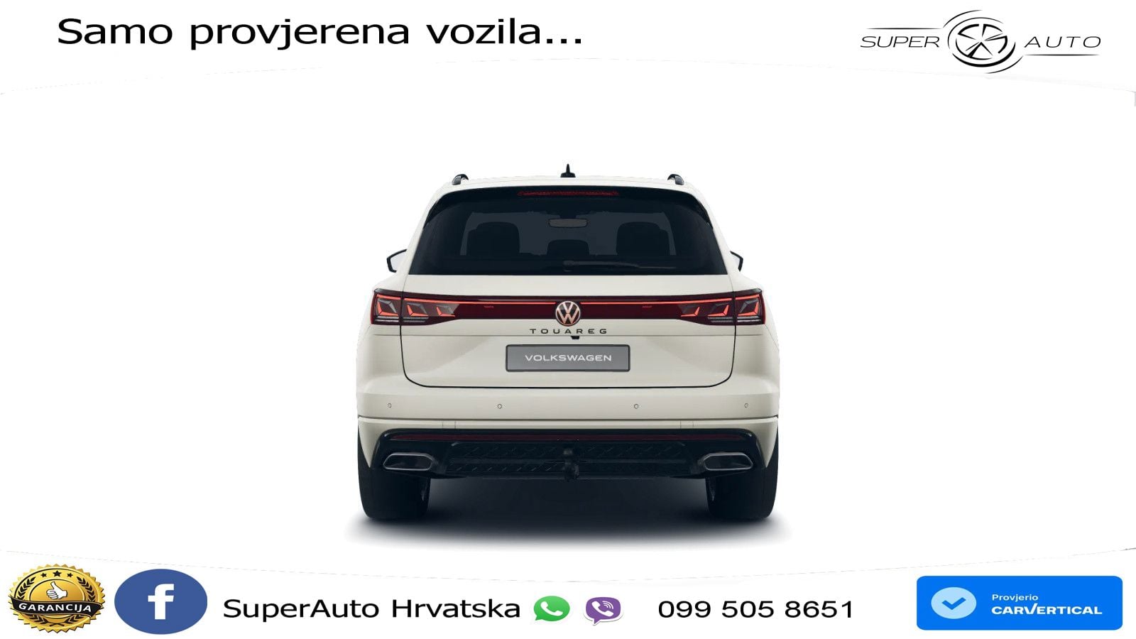 Volkswagen Touareg 3.0 V6 TDI (286 KS) 4MOTION Tiptronic ZRAČNI+ACC+4xGR SJED+KAM