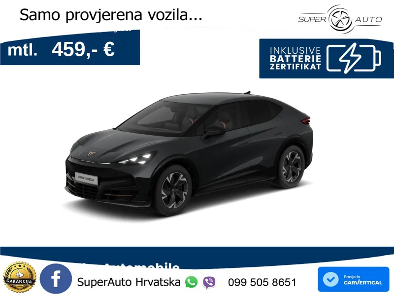 Cupra Tavascan 82 kWh (286 KS) LED+GR SJED+ACC