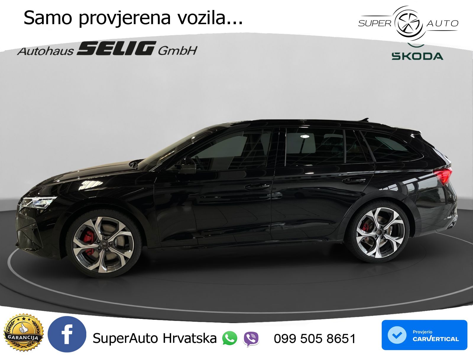 Škoda Octavia Combi RS 2.0 TSI (265 KS) DSG LED+GR SJED+ACC