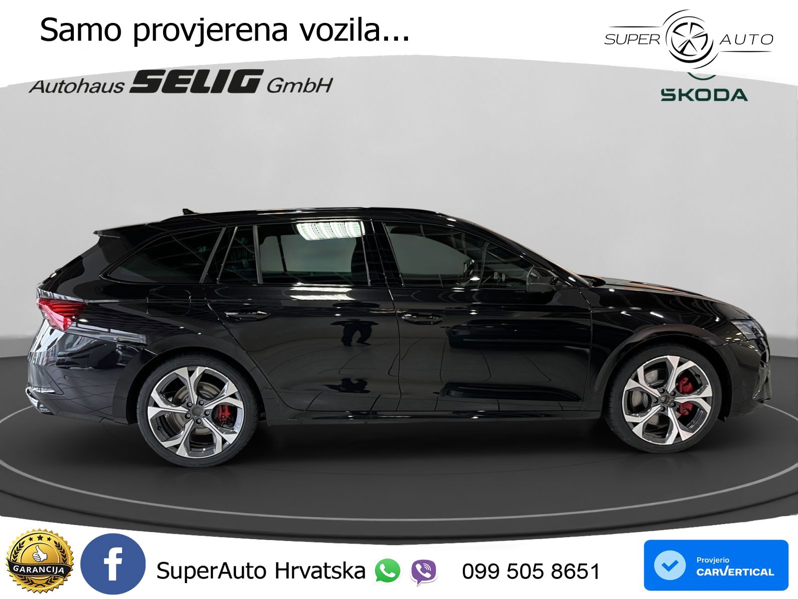 Škoda Octavia Combi RS 2.0 TSI (265 KS) DSG LED+GR SJED+ACC