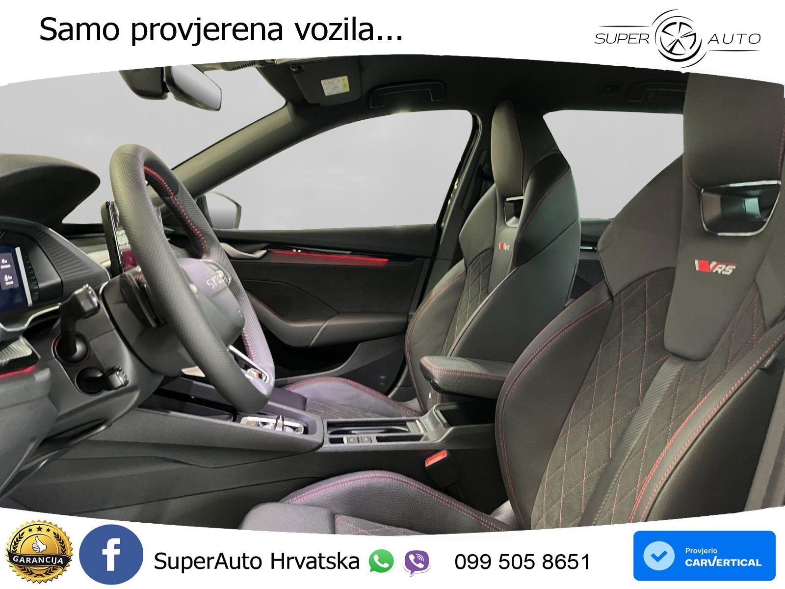 Škoda Octavia Combi RS 2.0 TSI (265 KS) DSG LED+GR SJED+ACC