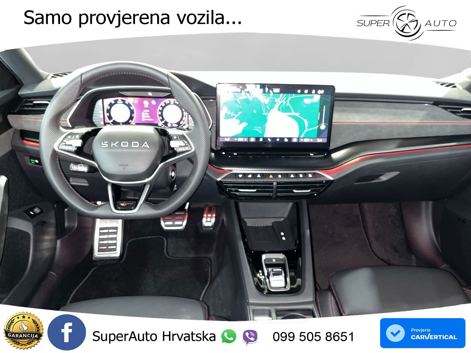Škoda Octavia Combi RS 2.0 TSI (265 KS) DSG LED+GR SJED+ACC