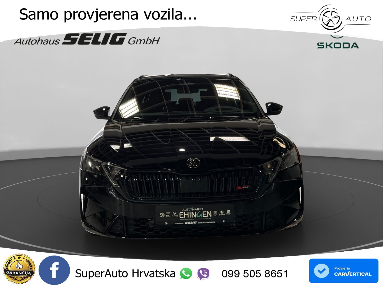 Škoda Octavia Combi RS 2.0 TSI (265 KS) DSG LED+GR SJED+ACC