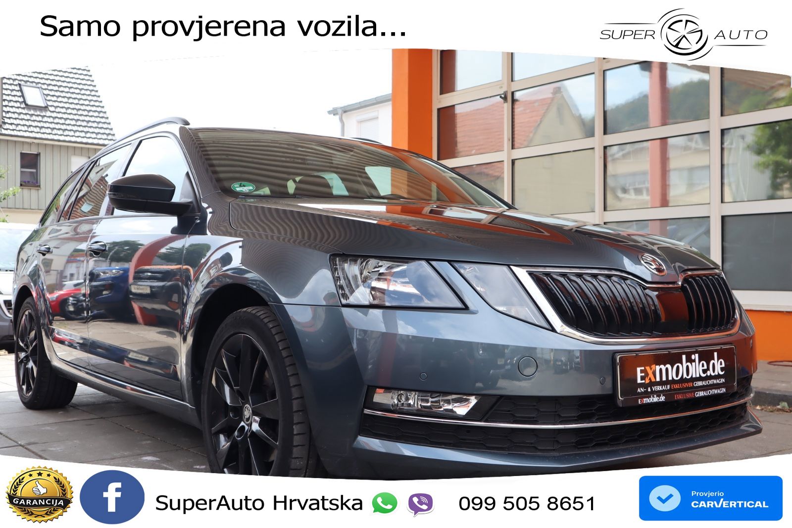 Škoda Octavia Combi 2.0 TDI (150 KS) DSG LED+GR SJED+ACC