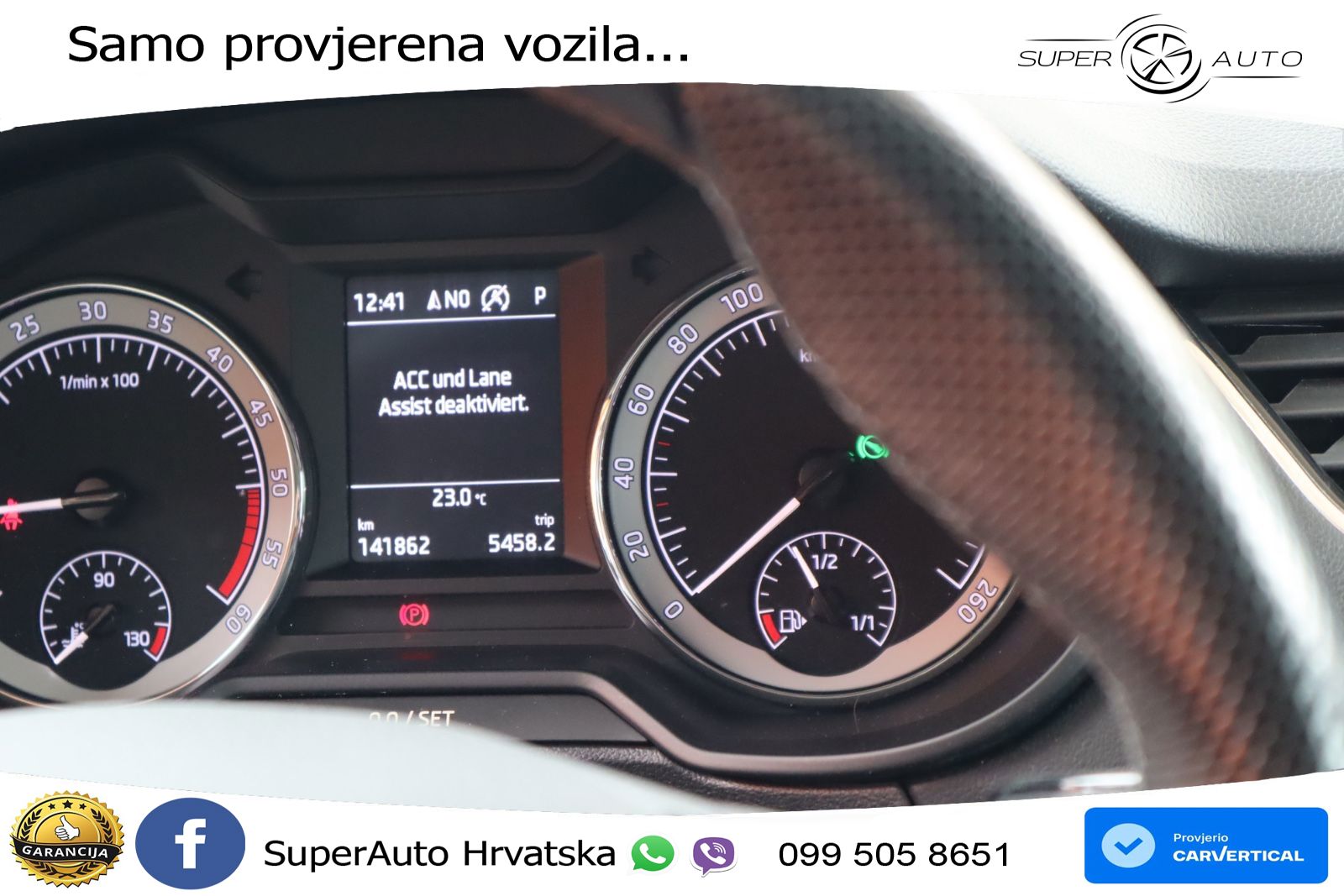 Škoda Octavia Combi 2.0 TDI (150 KS) DSG LED+GR SJED+ACC