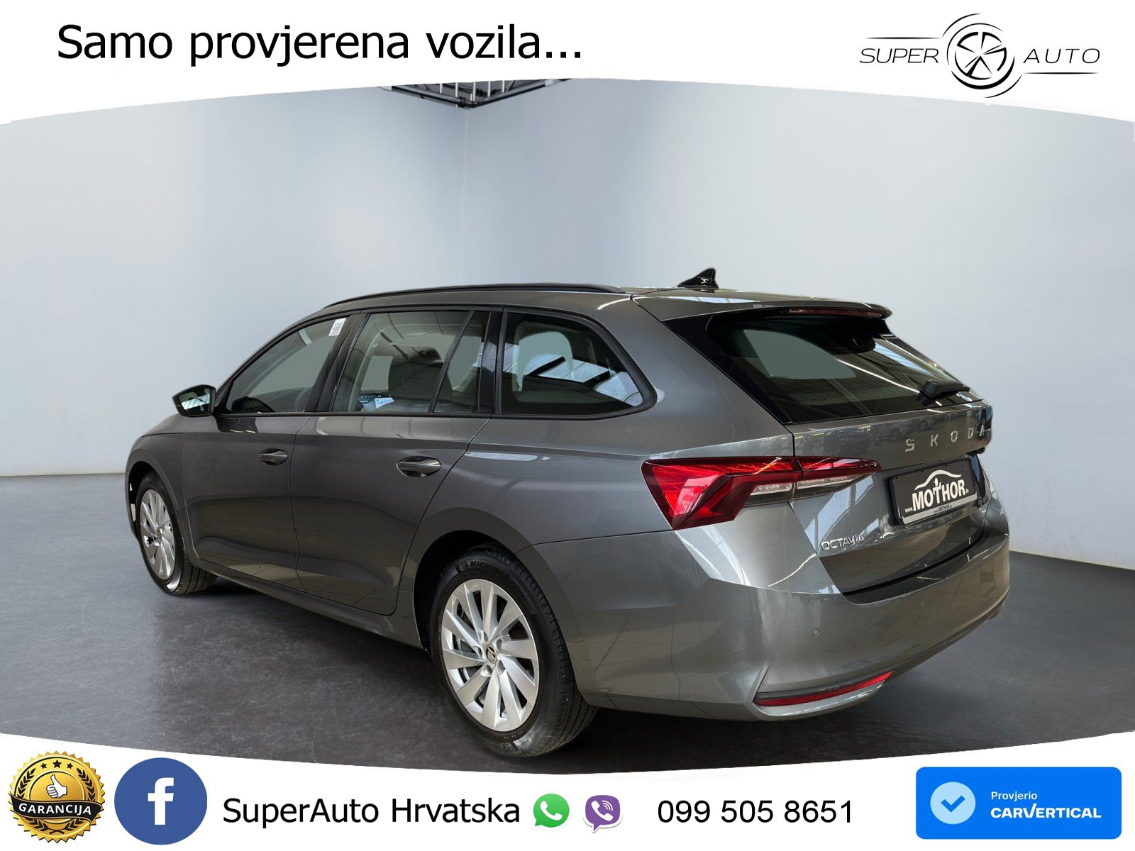 Škoda Octavia Combi 1.5 TSI (150 KS) DSG Selection LED+GR SJED+ACC