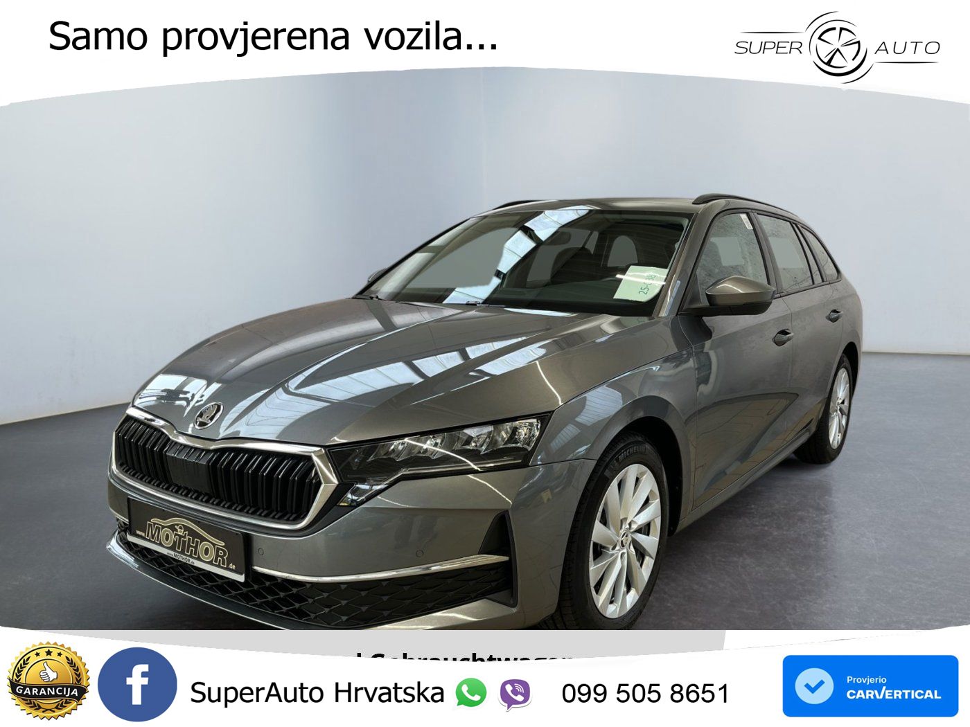 Škoda Octavia Combi 1.5 TSI (150 KS) DSG Selection LED+GR SJED+ACC