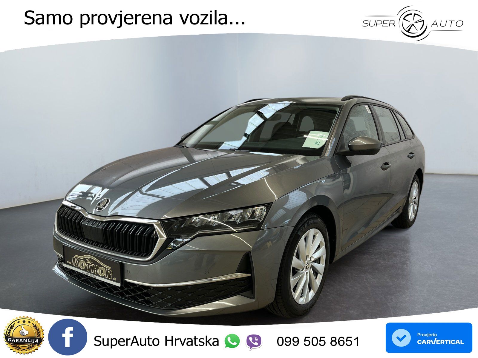 Škoda Octavia Combi 1.5 TSI (150 KS) DSG Selection LED+GR SJED+ACC