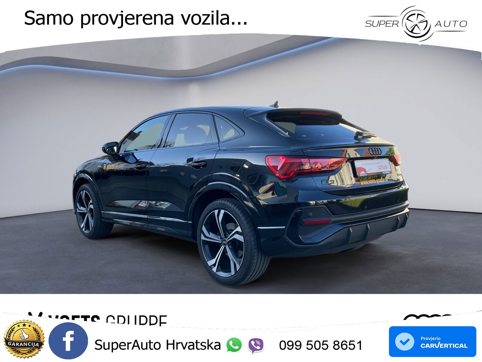Audi Q3 II Sportback 35 TFSI (150 KS) S tronic S line MATRIX+GR SJED+KAM