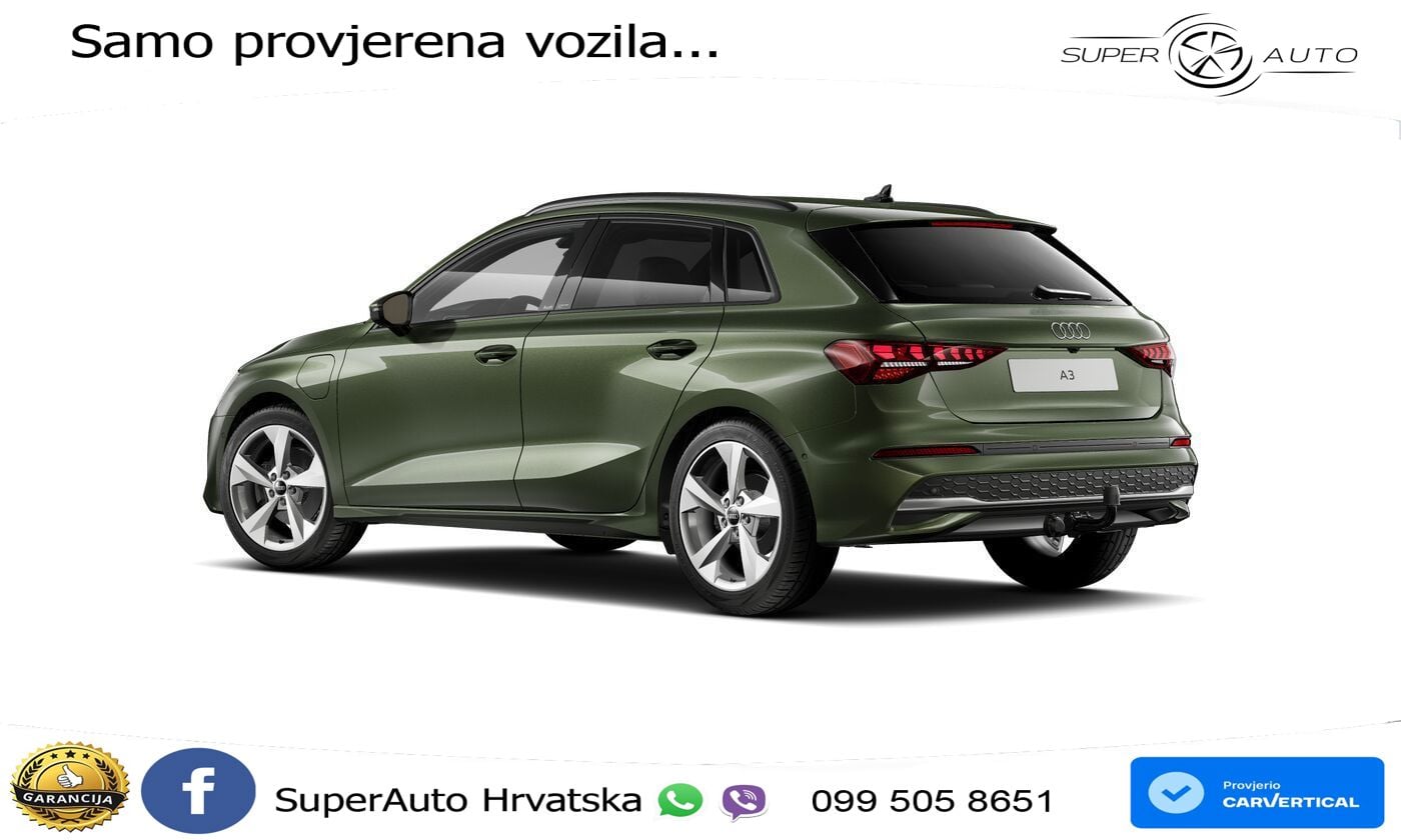 Audi A3 40 TFSIe (204 KS) S tronic LED+GR SJED+ACC
