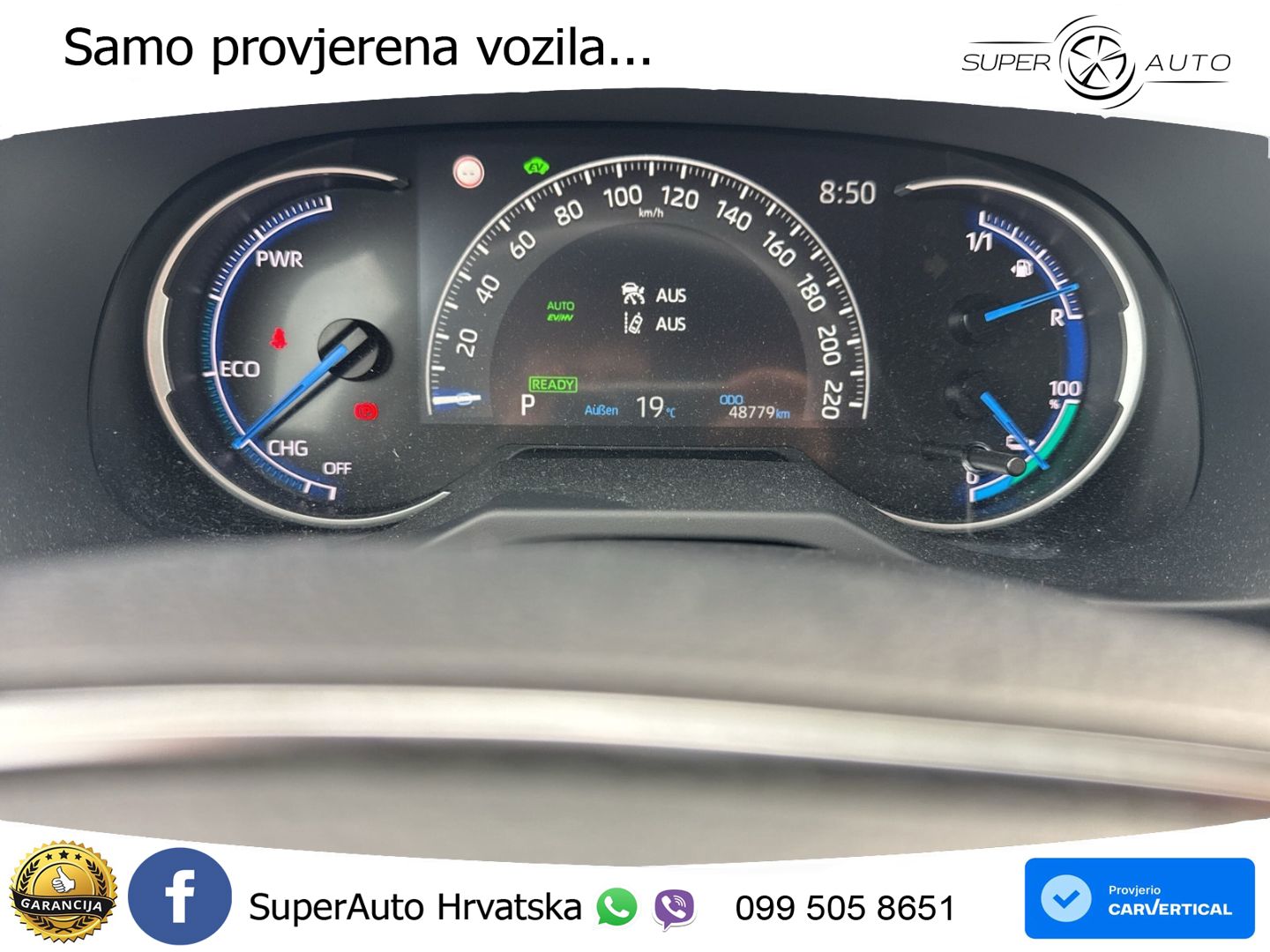 Toyota RAV4 2.5 D-4S (306 KS) Hybrid AWD-i e-CVT LED+GR SJED+ACC