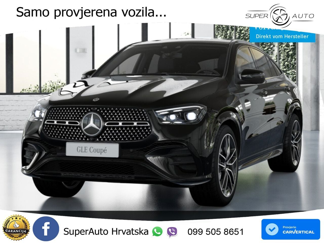 Mercedes GLE Coupe 450d (367 KS) EQ Boost 4MATIC 9G-TRONIC AMG LED+GR SJED+ACC