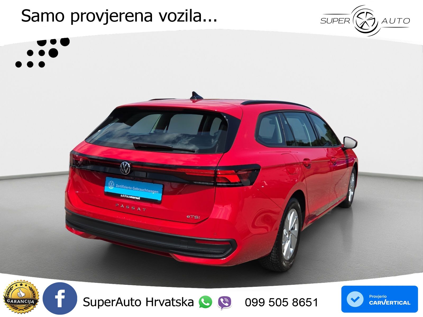 Volkswagen Passat Variant 1.5 eTSI (150 KS) DSG LED+GR SJED+ACC