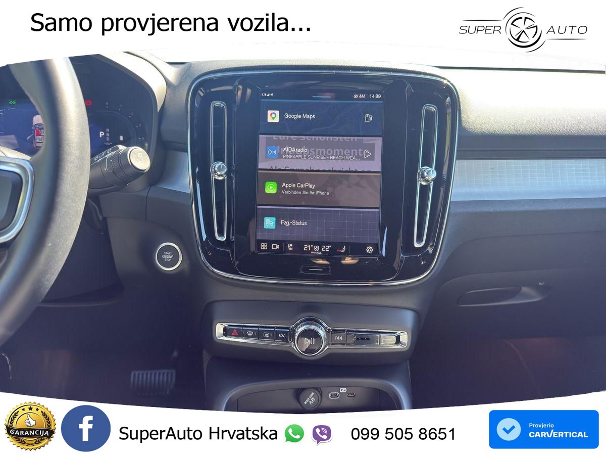 Volvo XC40 2.0 B3 163 KS Automatic LED+GR SJED+ACC